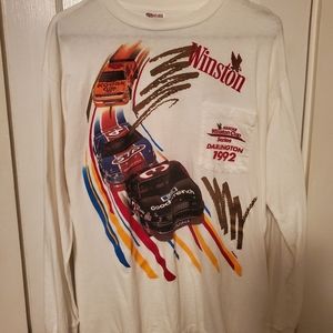 Vintage Darlington Raceway 1992 Winston Cup Series Long Sleeve Tee - X-Large
